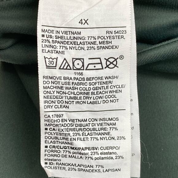 Old Navy Active Powersoft Sage Sport Bra Womens 4X - Picture 6 of 11